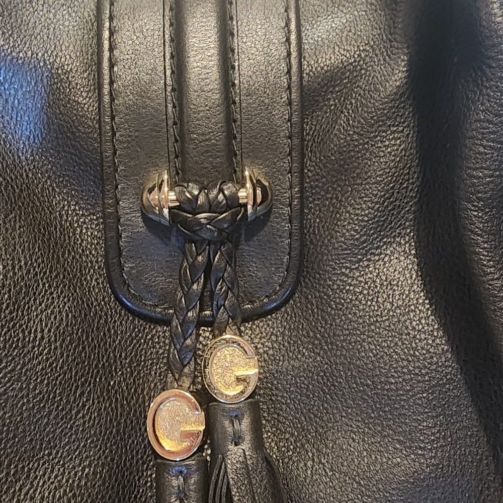 Gucci Shoulder Tote Bag Marrakech Tassel Logo 257029 Very Good Condition - Picture 9 of 16